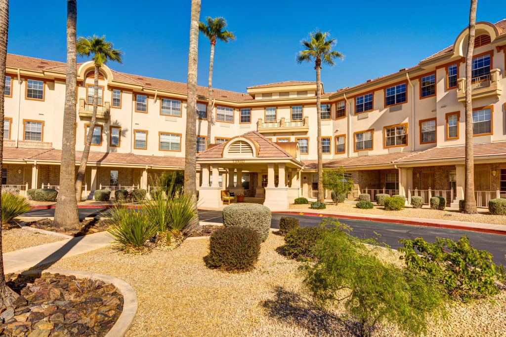 Pegasus Senior Living | Broadway Mesa Village Exterior