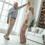 Bridgewood Gardens | Senior couple dancing