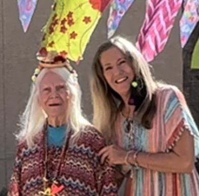 Broadway Mesa Village | Volunteer and resident at a party