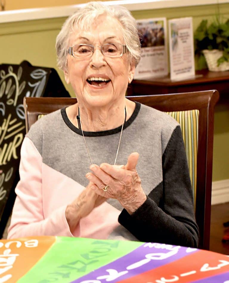 Broadway Mesa Village | Senior playing Wheel of Fortune