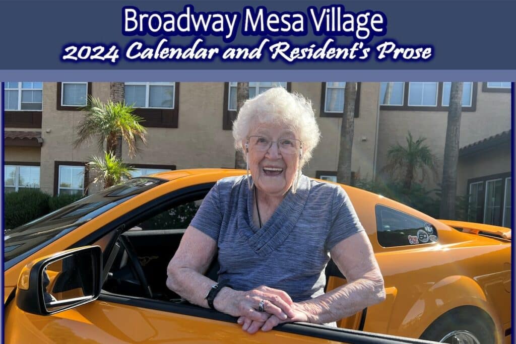 Broadway Mesa Village | Senior calendar cover