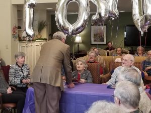 Castlewoods Place | Seniors celebrating birthday