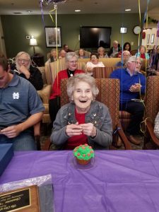 Castlewoods Place | Senior on her birthday