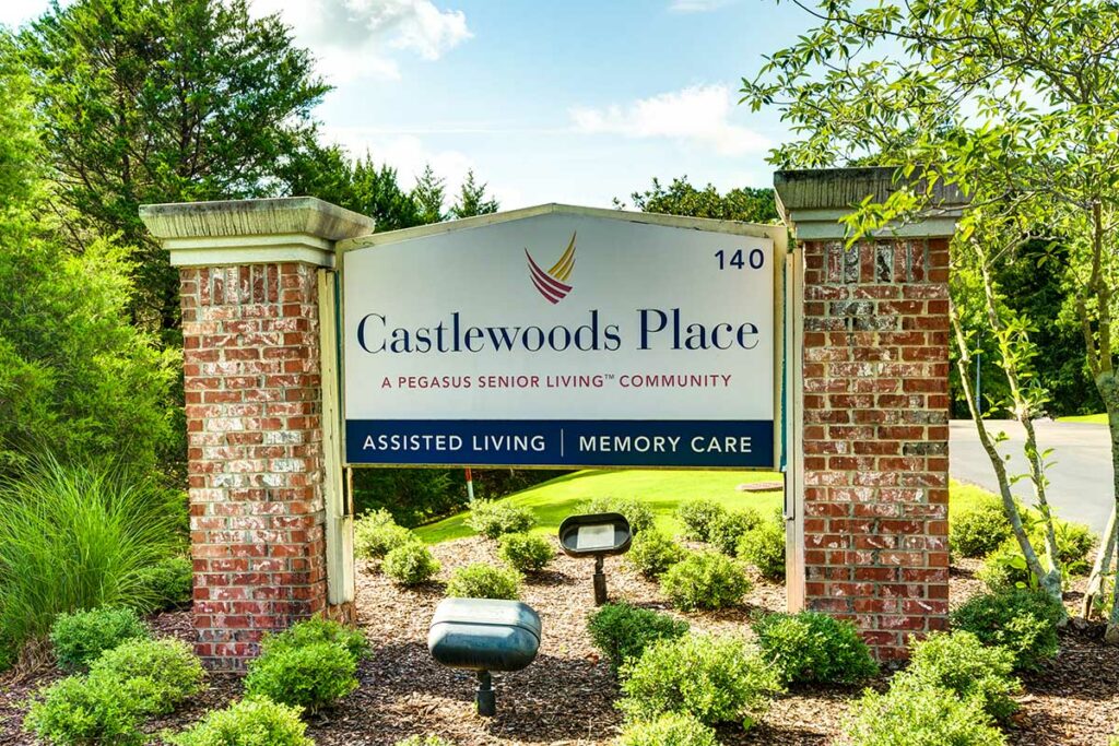 Castlewoods Place | Entrance sign