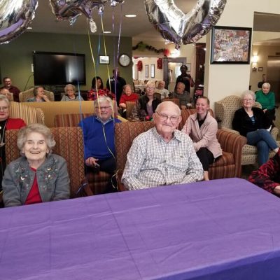 Castlewoods Place | Seniors celebrating birthday