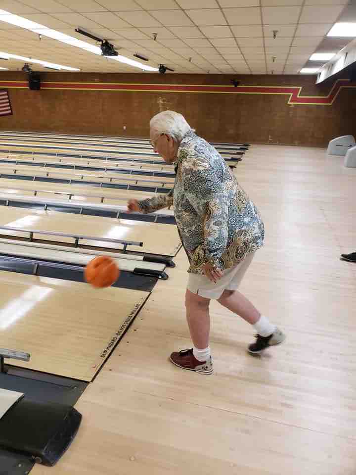 Creston Village | Senior man bowling