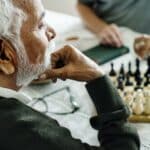 Creston Village | Seniors playing chess