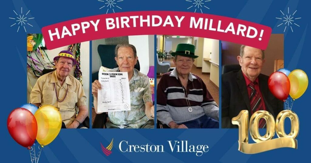 Creston Village | Millard turned 100 years old