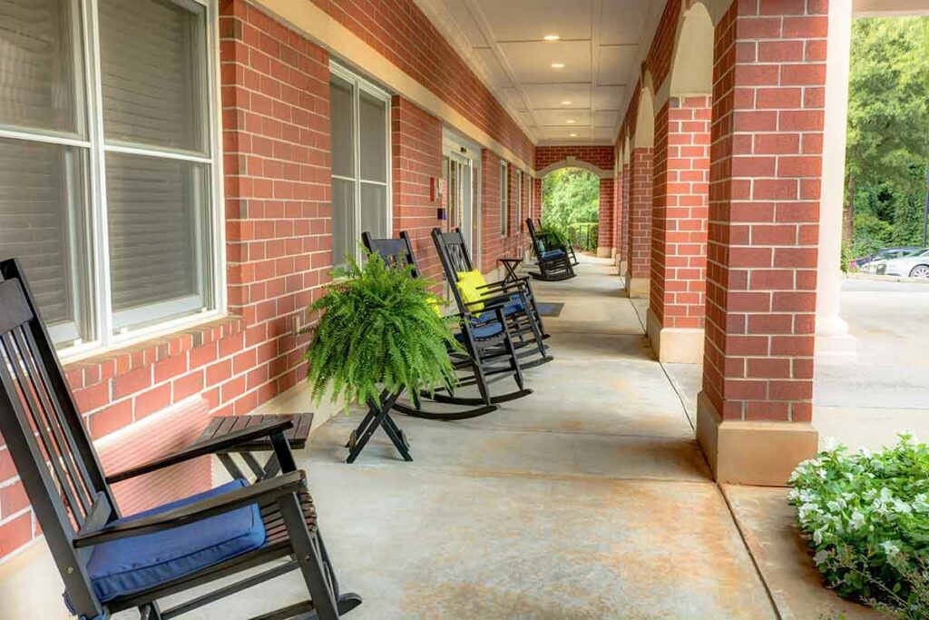 Dunwoody Place | Outdoor rocking chairs