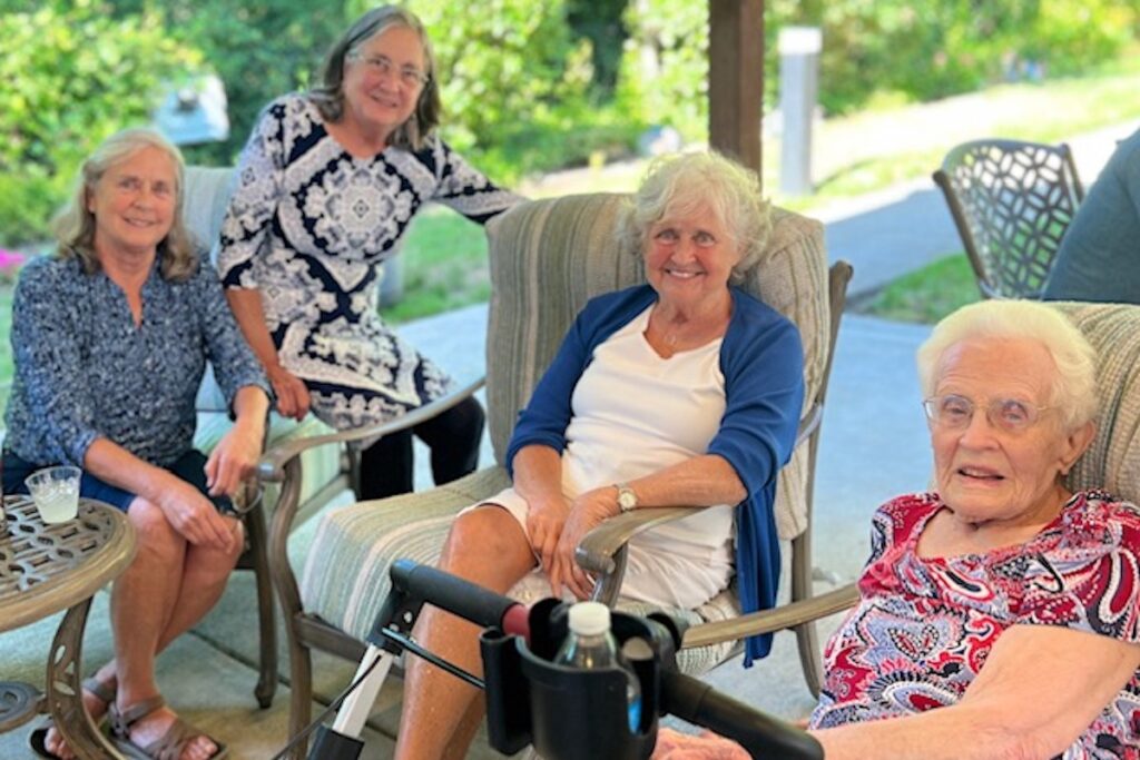 Gig Harbor Court | Senior women hanging out