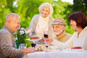 Glenwood Village of Overland Park | Seniors at table