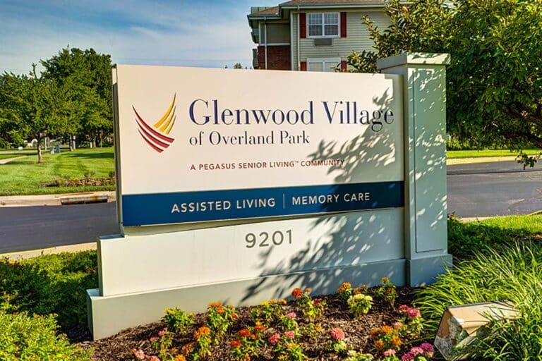 Glenwood Village of Overland Park | Front Sign