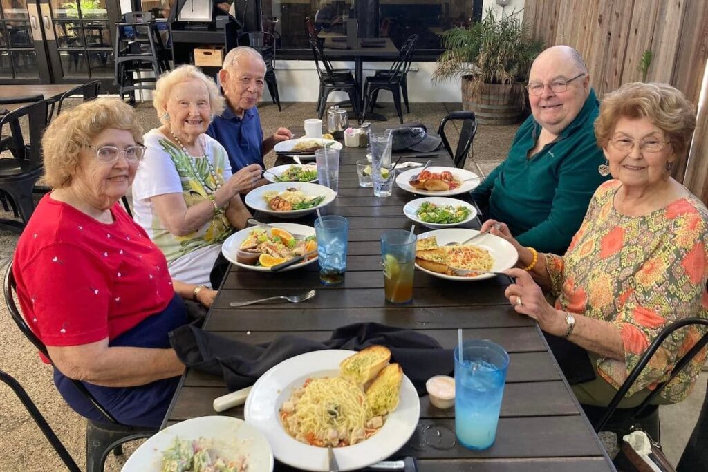 Greenhaven Place | Seniors out for dinner