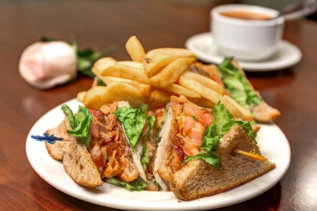 Historic Roswell Place | Sandwich with fries