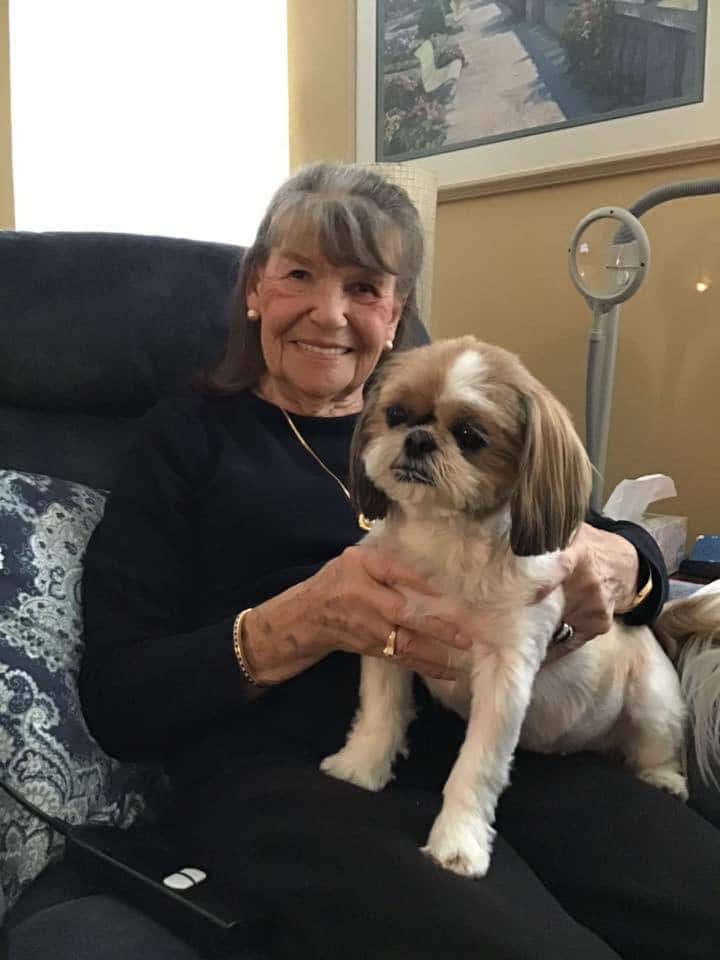 Historic Roswell Place | Senior woman with dog