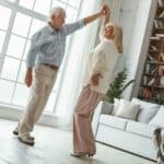 Historic Roswell Place | Senior couple dancing