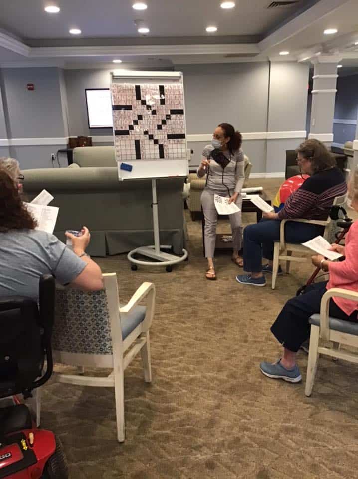 Magnolia Place of Roswell | Oversized crossword puzzle