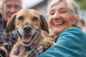 Magnolia Place of Roswell | Senior With Her Dog