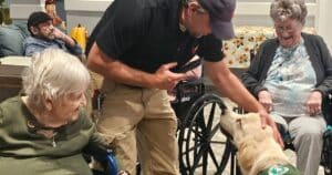 Furry Friends Visit Seniors | Magnolia Place of Roswell
