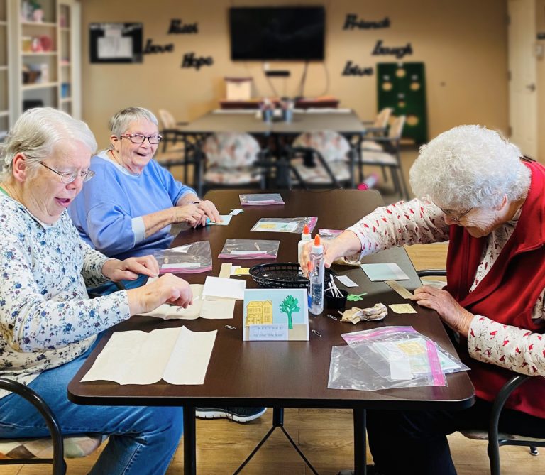 North Point Village | Senior women crafting