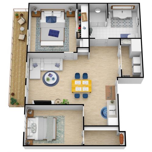 North Point Village | Unit I, Two Bedroom
