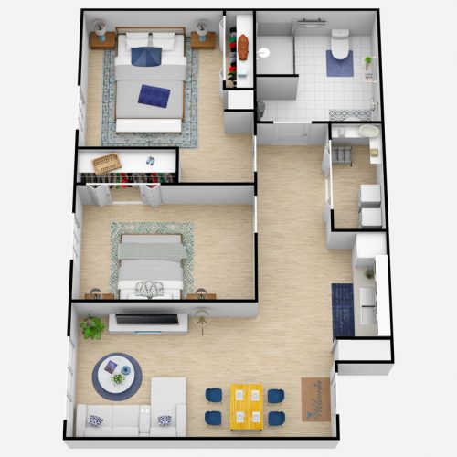 North Point Village | Unit G, Two Bedroom