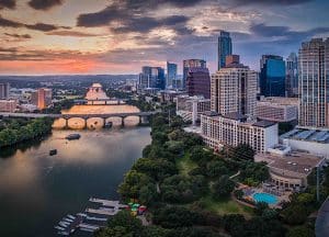 Parmer Woods at North Austin | Local downtown Texas during sunset