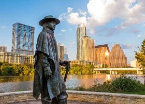 Parmer Woods at North Austin | Local Stevie Ray Vaughan statue
