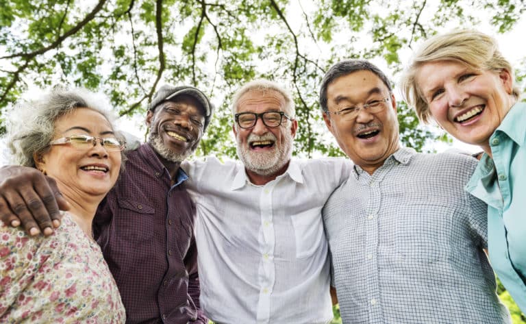 Parmer Woods North Austin | Happy group of seniors