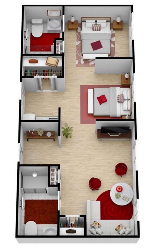 Parmer Woods at North Austin | Unit F - Two Bedroom