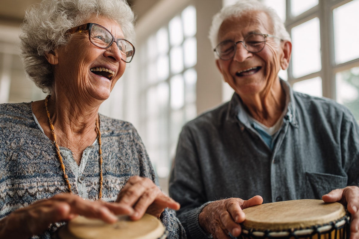 Pegasus | Residents Playing Bongos