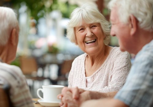 Pegasus | Residents Enjoying Outdoor Tea Time