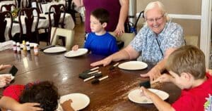 Intergenerational Art Connects at Pegasus Landing