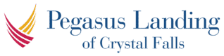 Pegasus Landing of Crystal Falls | Logo