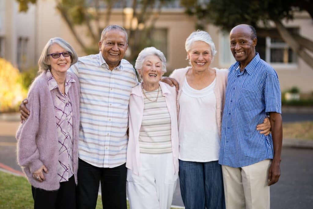 Pegasus Landing of Long Meadows | Seniors With Their Arms Around Each Other