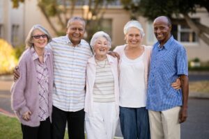 Pegasus Landing of Long Meadows | Seniors With Their Arms Around Each Other