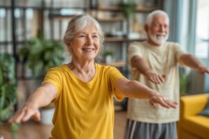 Pegasus Landing of Overland Park | Seniors doing yoga