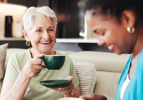 Pegasus Landing of Round Rock | Senior Drinking Tea
