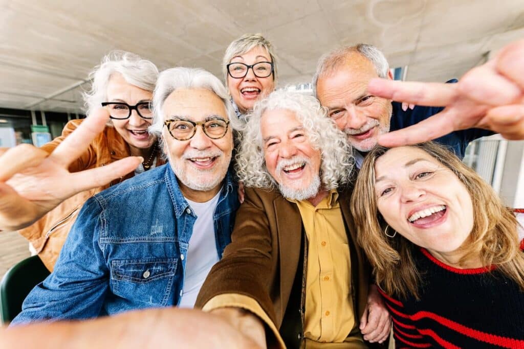 Pegasus Landing of Santa Fe | Senior Group Taking a Selfie