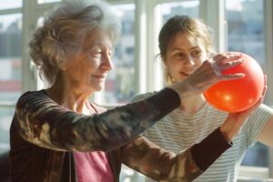 Pegasus Landing of Town Square | Senior Woman Attending Physical Therapy