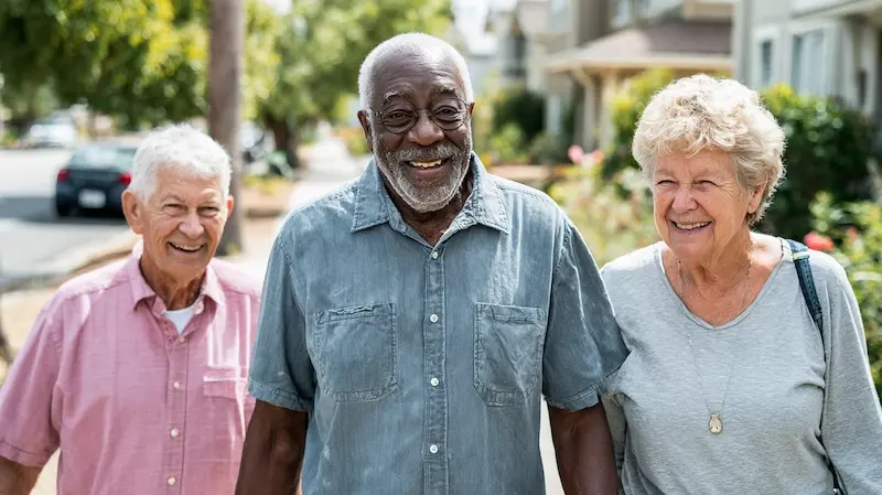 Pegasus Preserve of Clear Lake | Senior group going on a walk
