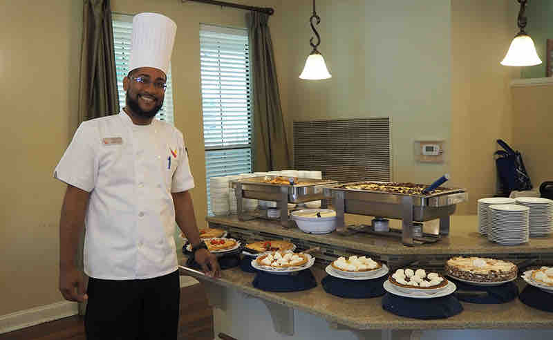 Ridgmar Place | Chef with pies