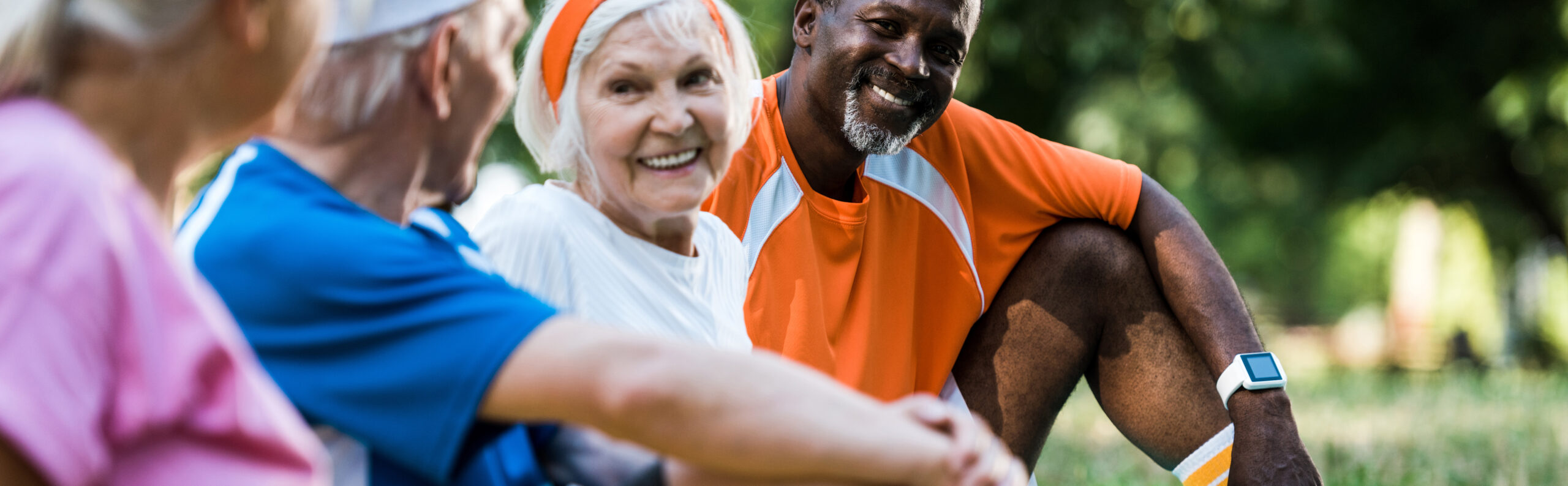 Ridgmar Place | Active seniors outdoors
