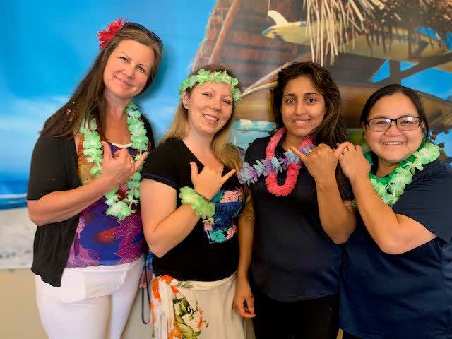 Pegasus Senior Living | Jasmina at a Luau