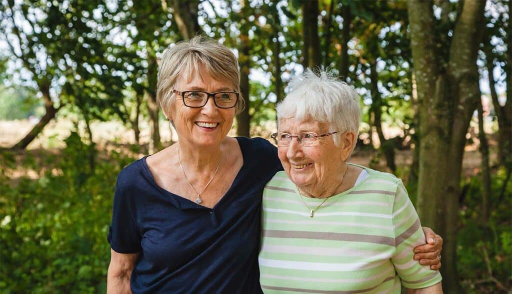 South Hill Village | Senior woman and her daughter