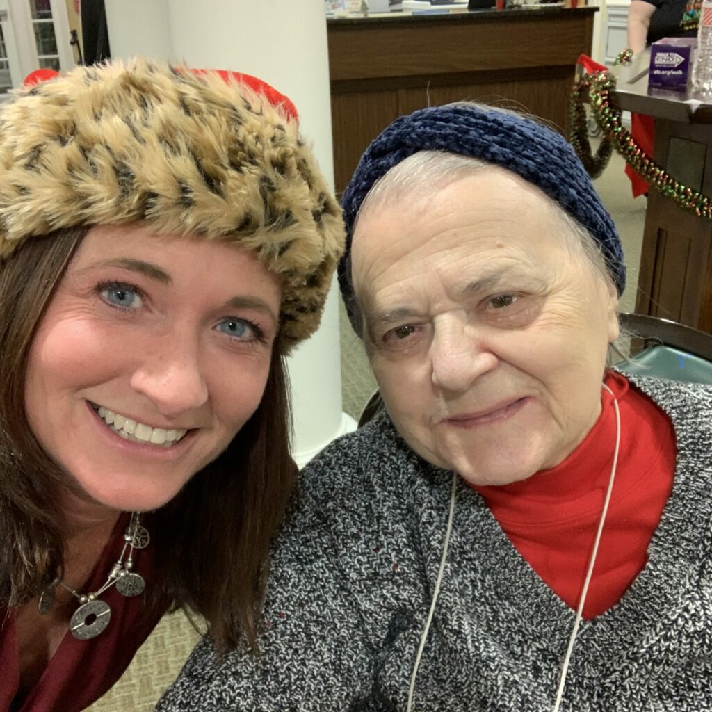 The Landing at Queensbury | Rae-Marie Locke with resident