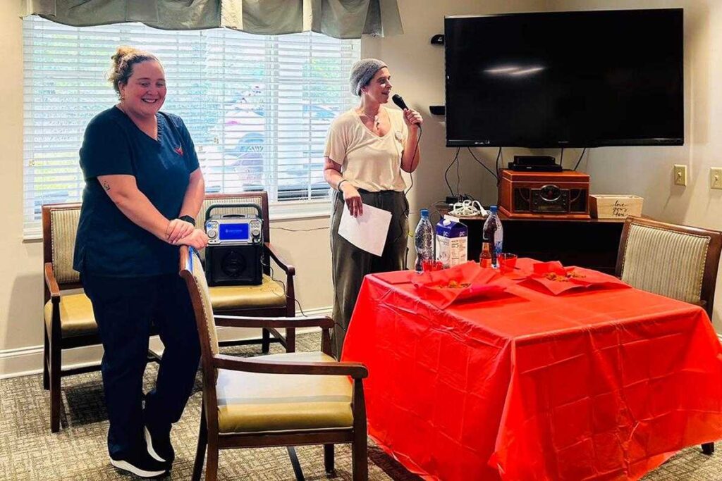 Team Leads ‘Hot Ones’ Challenge | The Landing at Queensbury
