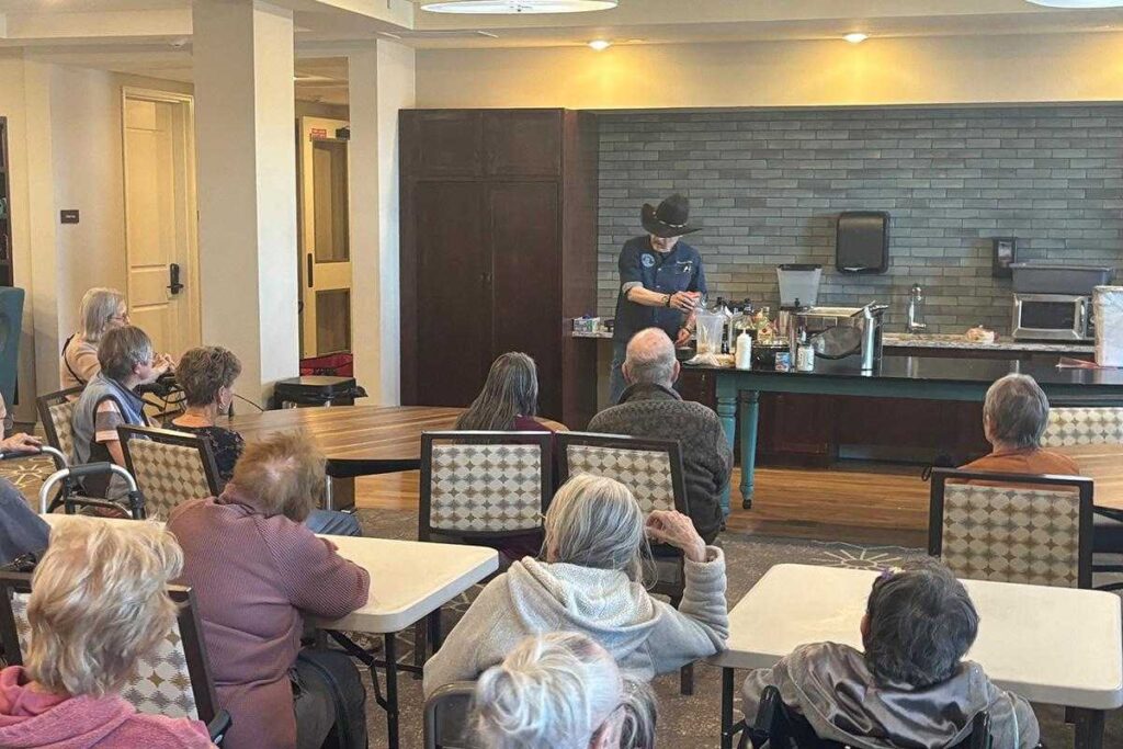 The Legacy at Santa Fe | Renowned Chef Visits Santa Fe Residents