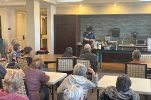 The Legacy at Santa Fe | Renowned Chef Visits Santa Fe Residents
