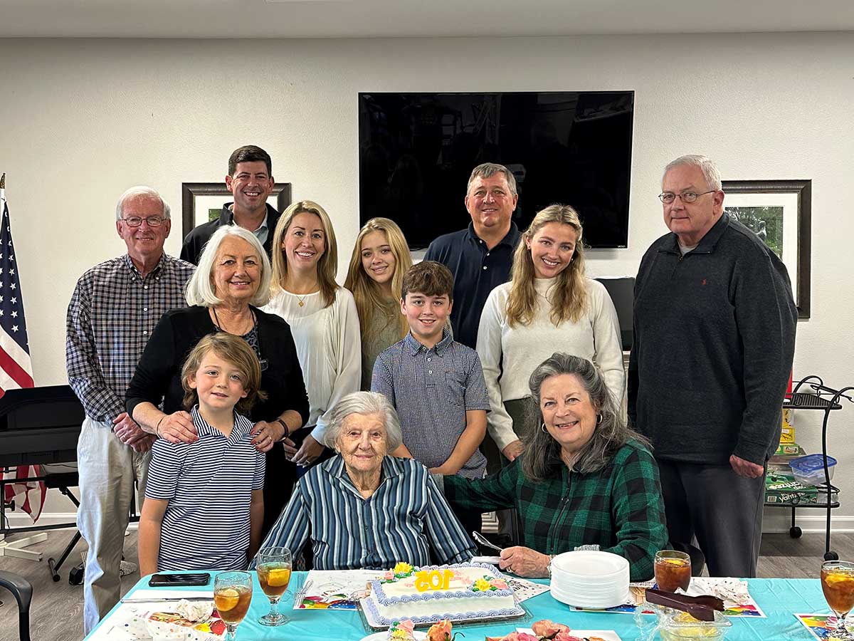 The Renaissance of Florence | Grace Noles with family for 105th birthday